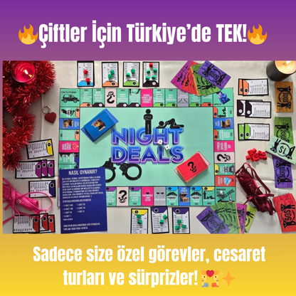 NightDeals Çiftler İçin Monopolly Oyunu